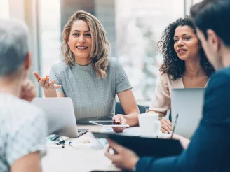 people-at desk-having a meeting-lifestyle